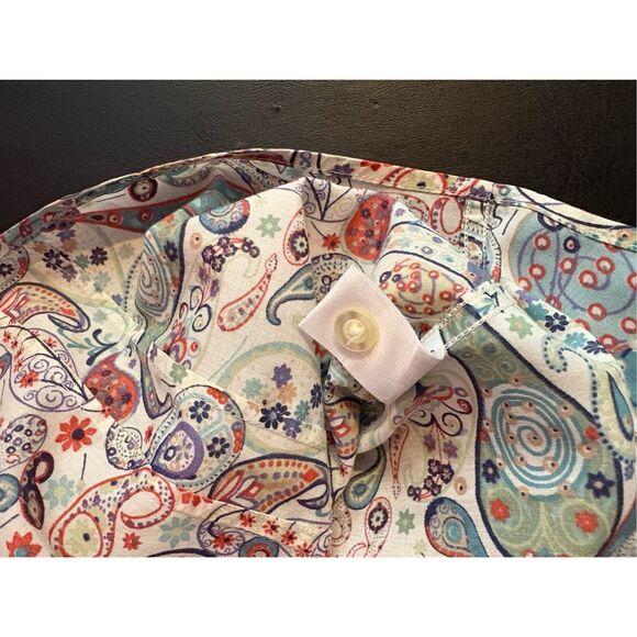 Thomas Pink button down paisley print shirt size 8 - Picture 3 of 4